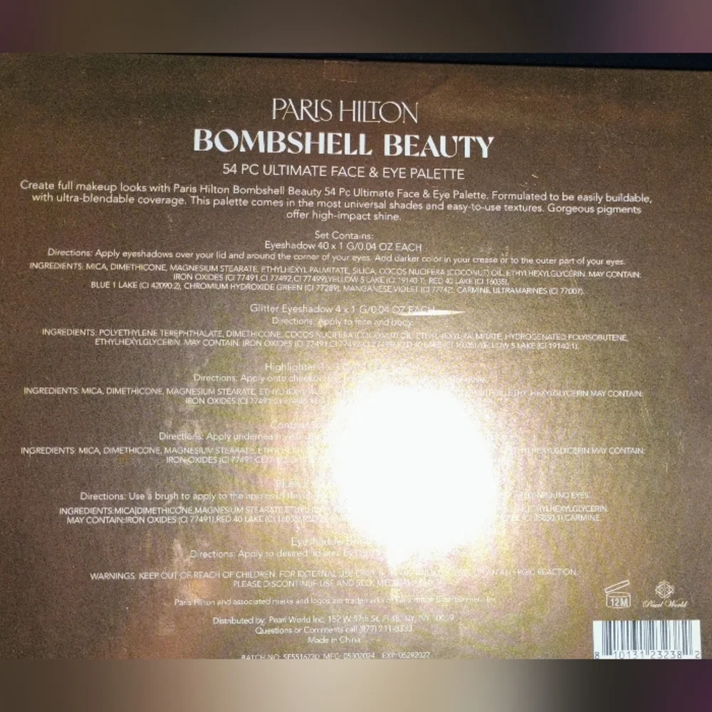 Paris Hilton Bombshell Beauty Eyeshadow Palette